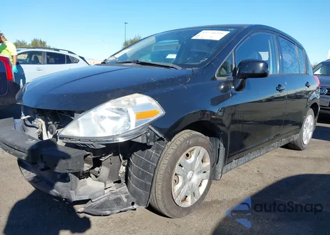 2010 Nissan Versa 1.8S из США, поврежденный, VIN 3N1BC1CP9AL419888